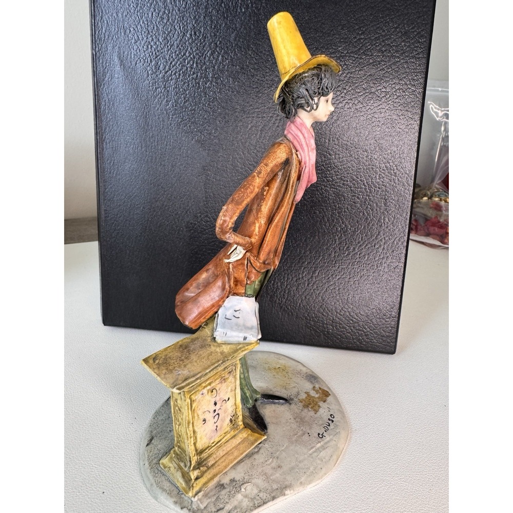Vintage Lo Scricciolo Lawyer Attorney Figurine Giovanni G Duso Italy 82B AS-IS - Picture 9 of 14